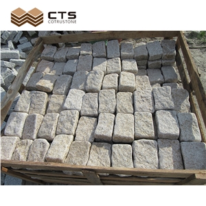 G682 Feature Outdoor Garden Cheap Quality Cobblestone, Pavers, Cube Stone