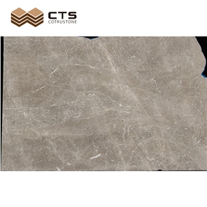 Newest Design Slabs Cyprus Silver Grey Marble Pattern