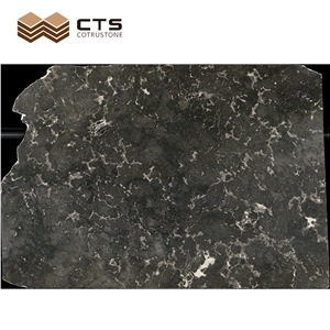 Romantic Dark Grey Marble Modern Home Floor Tile Bathroom