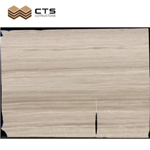 White Wooden Marble Slabs Custom Flooring Tiles Good Quality