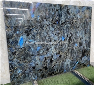 Lemurian Blue Labradorite Blue Granite Slabs For Kitchen