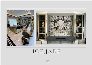 Ice Jade Marble Bookmatch