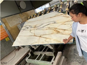 Calacatta Oro Gold Extra Vagli Slab In China Stone Market
