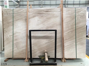 Daino Beige Marble Slab Wall And Floor Applications