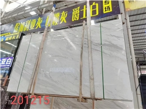 Jazz White Marble Volakas Drama Slab In China Stone Market