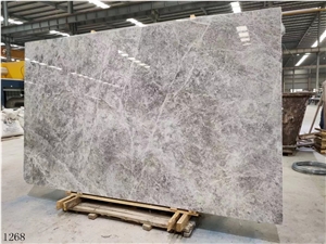 New Tundra Grey Marble Slab In China Stone Market