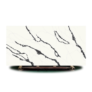Artificial Stone Calacatta Prada Quartz Slabs And Tiles