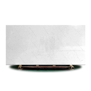 High Quality Bianca Veno Quartz Slab With Grey Veins
