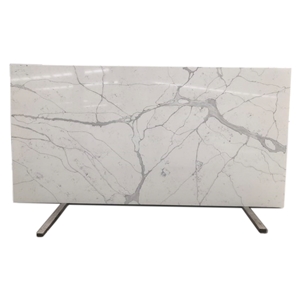 Light White Infiniti Artificial Quartz Slabs For Kitchen