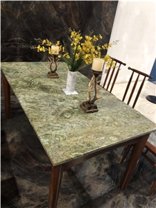 18-20Mm 100% Natural Persian Green Marble Stone Slab