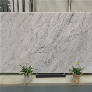 Carrara White Marble Slab Tile For Bathroom Floor And Wall