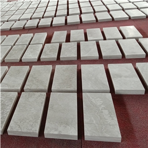 Customized White Wood Marble White Marble Floor Tiles