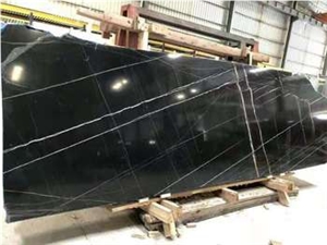 High Quality Natural Laurent Black Gold Marble Slabs