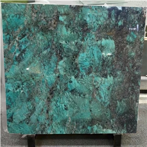 Natural Stone Polished Amazon Green Granite Big Slab