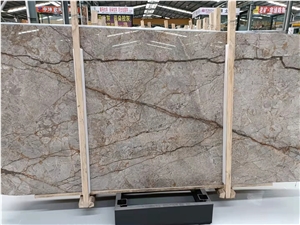 Popular Style Polished Forest Grey Marble Slabs For Villa