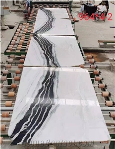 China Sonal White Marble Tiles Slabs,China Panda White Slab