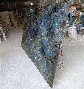 Lemurian Blue Granite Round Table Top