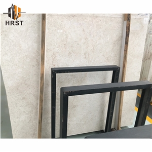 For Wall And Floor White Rose Beige Marble Slabs