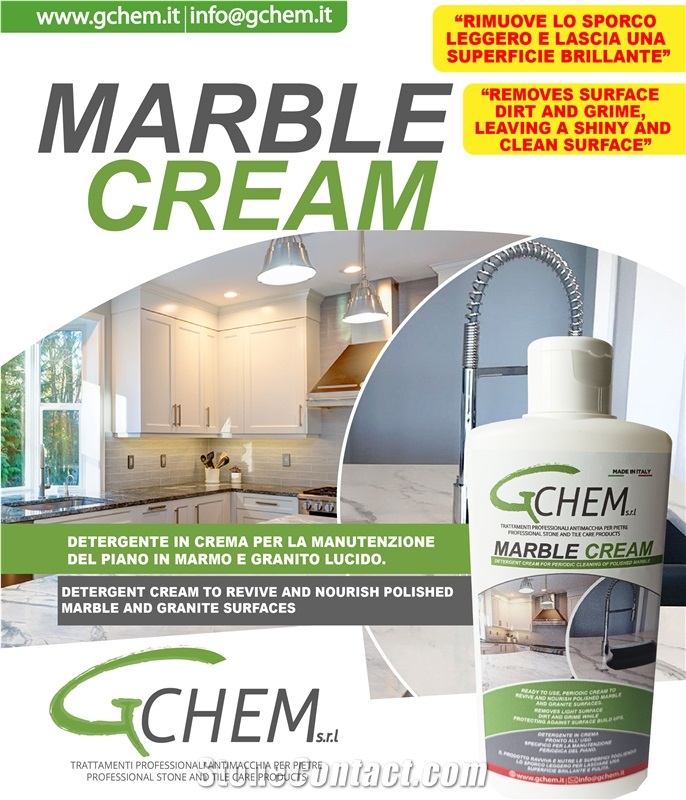 MARBLE CREAM - Detergent Cream For Marble Worktops Cleaner