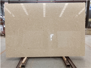 Fatiya Artificial Marble Aggregate Beige Floor Wall Slabs