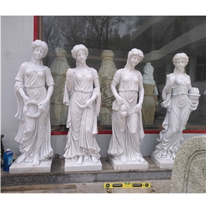 Angel Statues Sculpture Beautiful Large Marble Garden