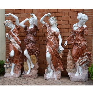 Customized Hand Carved Western Style Angel Figure Carvings