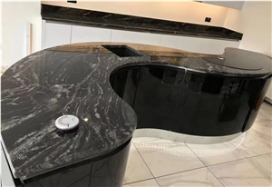 Interiors Stone Yacht Vanity Top White Quartzite Bath Top