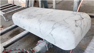 Marble Inlay Cafe Table Tops White Beauty Stone Dining Table