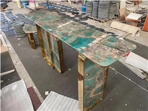 Restaurant Stone Cafe Table Marble Carrara Dining Furniture