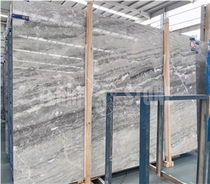 China Floor And Wall Tiles Polished Yabo Grey Marble