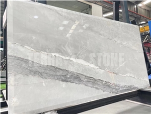 Hot Sale Italy Polished Fishbelly White Marble Slabs