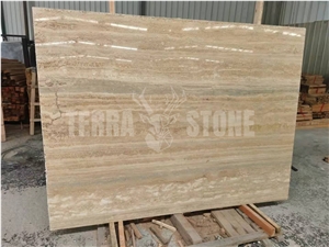 Hot Sale Italy Polished Silver Grey Hole Marble Slabs