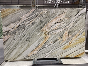 High Quality Polished Seine Love Green Marble