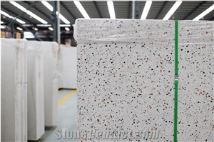 Multicolor Terrazzo Grigio Venato Terrazzo Flooring Cement