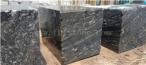 India Black Markino Granite Silver Marquinho Black Granite