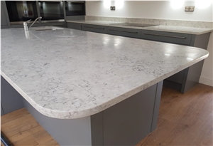 Artificial Quartz Engineered Stone Kitchen Counter Top