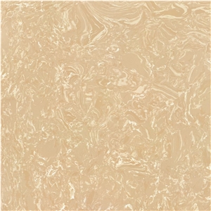 Beige Color Artificial Marble Slabs For Market Peoject