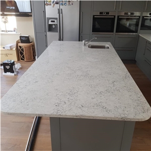 Kitchen Countertop With Quartz Stone