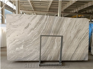Bianco Monte Exotic White Marble Polished Slabs & Tiles