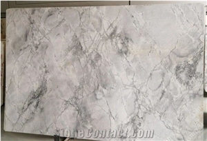 Grey/White Brazilian Luxurious Marble Polished Slabs