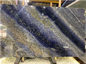 Bolivian Sodalite Blue Granite Luxury Slab Tile