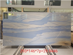 Brazil Azul Macaubas Quartzite Blue Stone Slab Tile