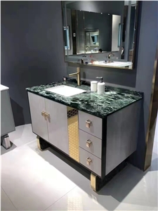 Italy Prada Green Marble Polished Slab Floor Tile