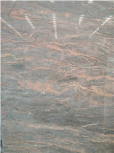 Natural Marble Grey Marble Red Vein Slab Floor Tile