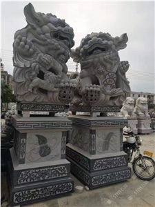 Lion Guardian Statue Animal Sculpture Outdoor Sculpture