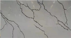 Calacatta White Quartz Stone A Quality Slabs & Tiles