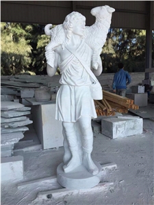 Granite Gardon Sculpture Stone Warrior