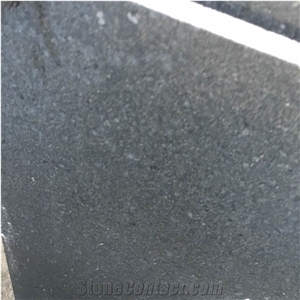 Chinese Leather G684 Black Granite Floor Tiles For House