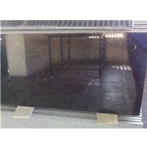 Customized Black Galaxy Granite  Tiles Suppliers