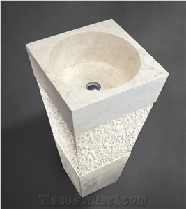 High Quality Wholesale Marble Bathroom Pedestal Standing